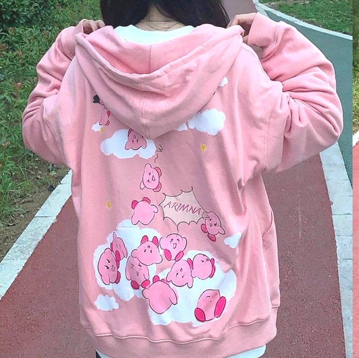 Kirby Hoodied Zip Jackets