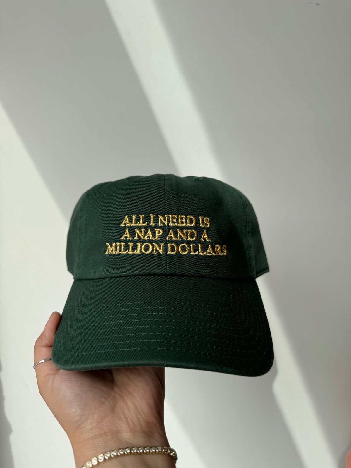 All I Need is nap And a Million Dollars cap - - More Option - Outfits For US
