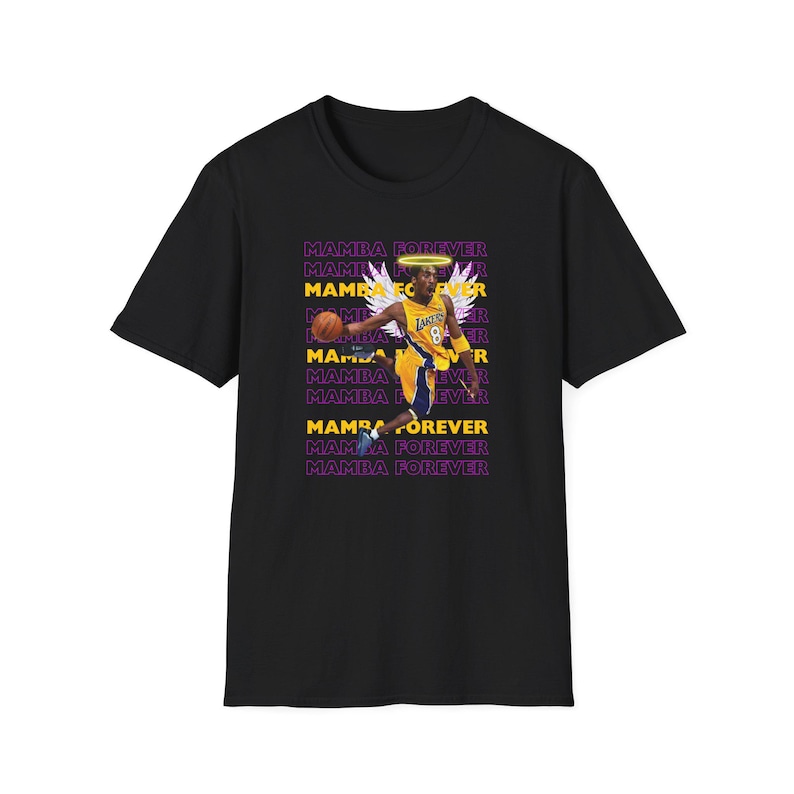 Kobe Bryant Mamba Forever Lakers Los Angeles T-Shirt, Basketball Fan Tee, Sports Apparel, Tribute Shirt, Memorial Clothing