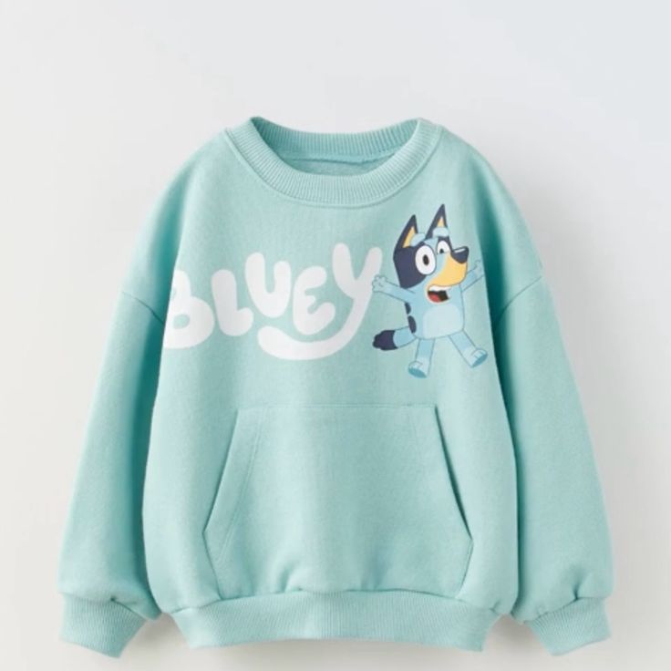 Zara Bluey Sweatshirt NWT 9-12 months For Men And Women