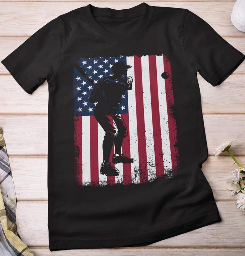 Baseball Player American Flag Shirt, Baseball Fans Shirt, Baseball Sports Lovers T-shirt, Women Men Baseball Shirt, Baseball Vintage ShirtBaseball Player American Flag Shirt, Baseball Fans Shirt, Baseball Sports Lovers T-shirt, Women Men Baseball Shirt, Baseball Vintage Shirt