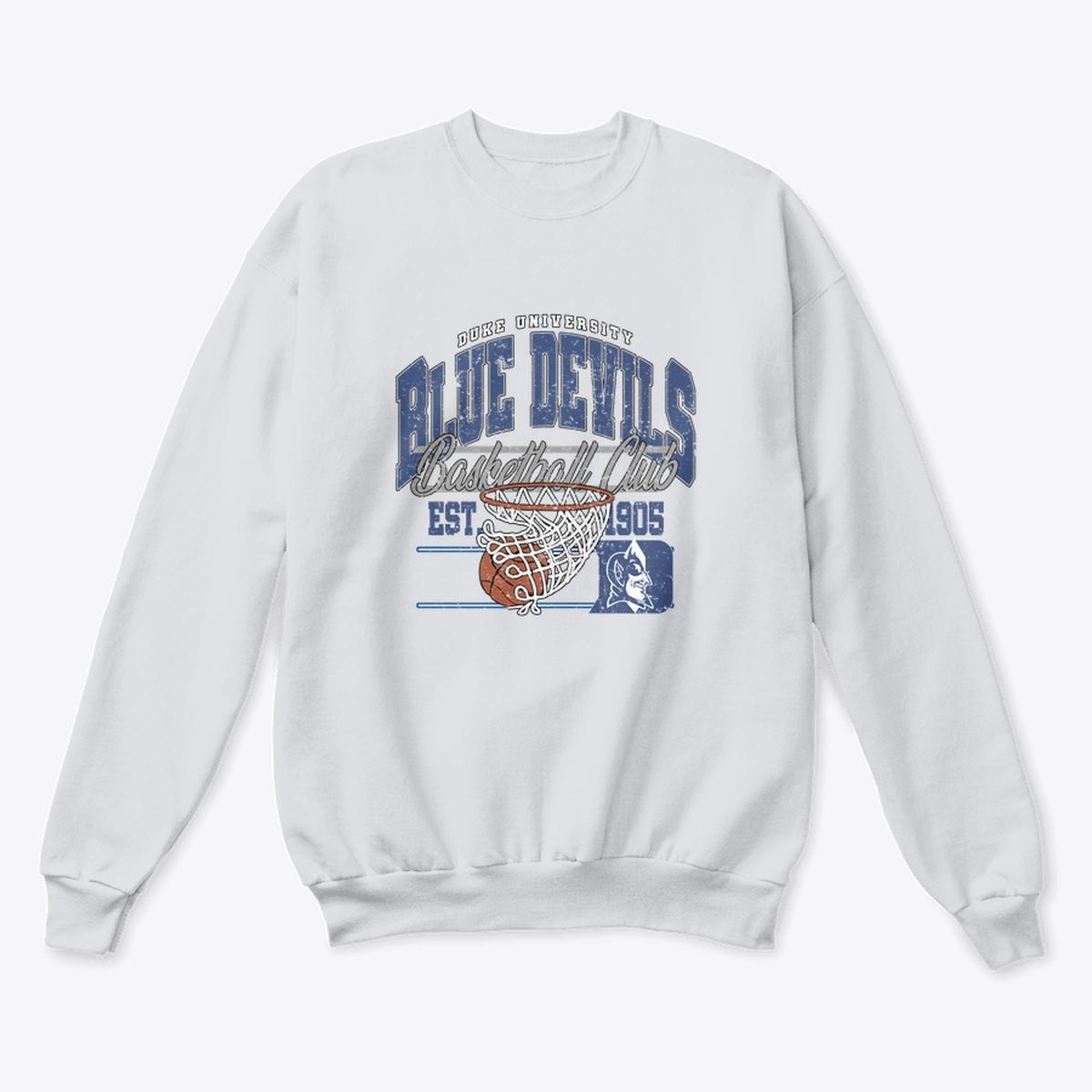 Vintage NCAA Duke Blue Devils men's basketball sweatshirt