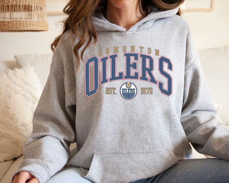 Edmonton Hockey Shirt, Edmonton Hockey Sweatshirt, Edmonton Hockey Crewneck, Edmonton Hockey Gift, Edmonton Hockey Tshirt, Edmonton Hoodie
