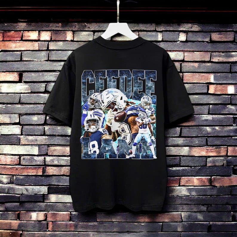 Vintage 90s Graphic Style CeeDee Lamb T-Shirt, CeeDee Lamb shirt, Vintage Oversized Sport Tee, Retro American Football Bootleg Gift