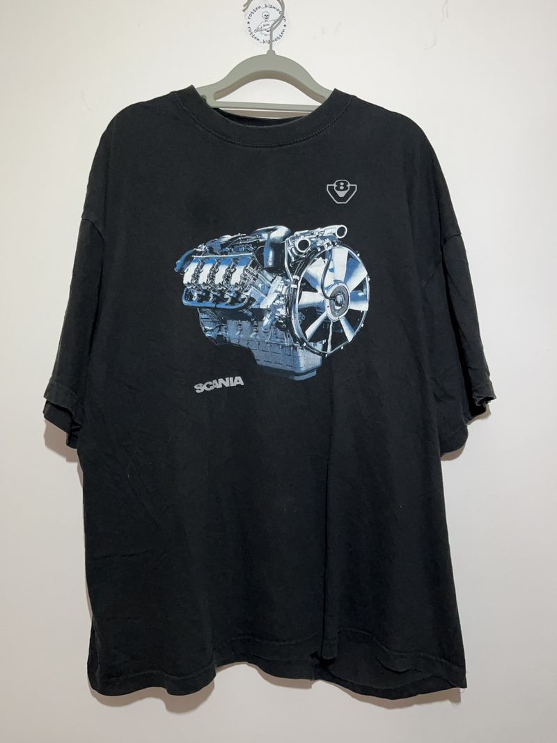 Scania V8 Sunfade Vintage Racing Trucks Cars 90s T-shirt, Shirt Outfit, Gift For Men, Gift For Women