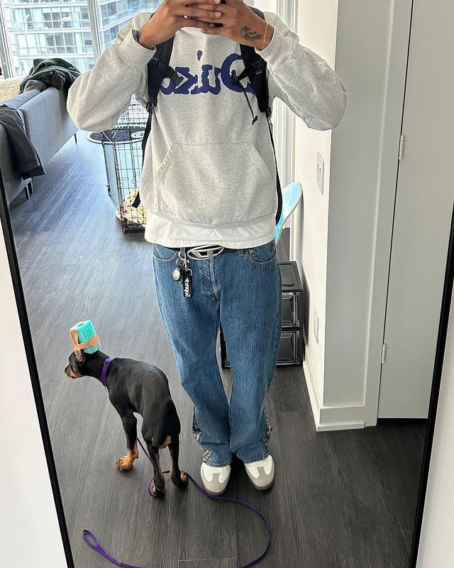 Grey Hoodie T-Shirt