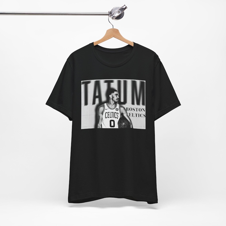 Jayson Tatum NBA Graphic Tee Short Sleeve T-Shirt Boston Celtics Basketball Clothes For Him Gift