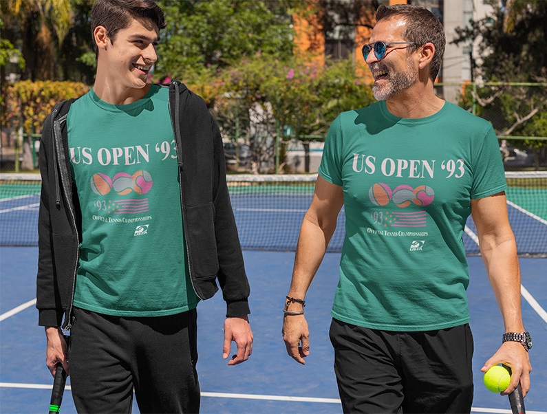 Vintage US Open 93 Tennis Championships USTA Tee Shirt OutfitsVintage US Open 93 Tennis Championships USTA Tee Shirt Outfits For Men And Women