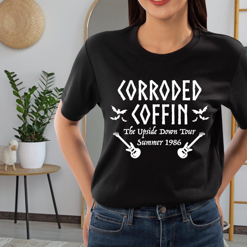 Stranger Things T-Shirt, Corroded Coffin Tour, Eddie Munson, Stranger Things Sweatshirt, Stranger Things Toddler Tee,Stranger Things Onesie For Men And Women