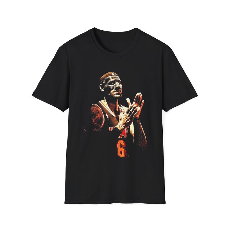 Limited Lebron James Mask Miami Vintage T-Shirt, Gift For Woman and Man Unisex T-Shirt