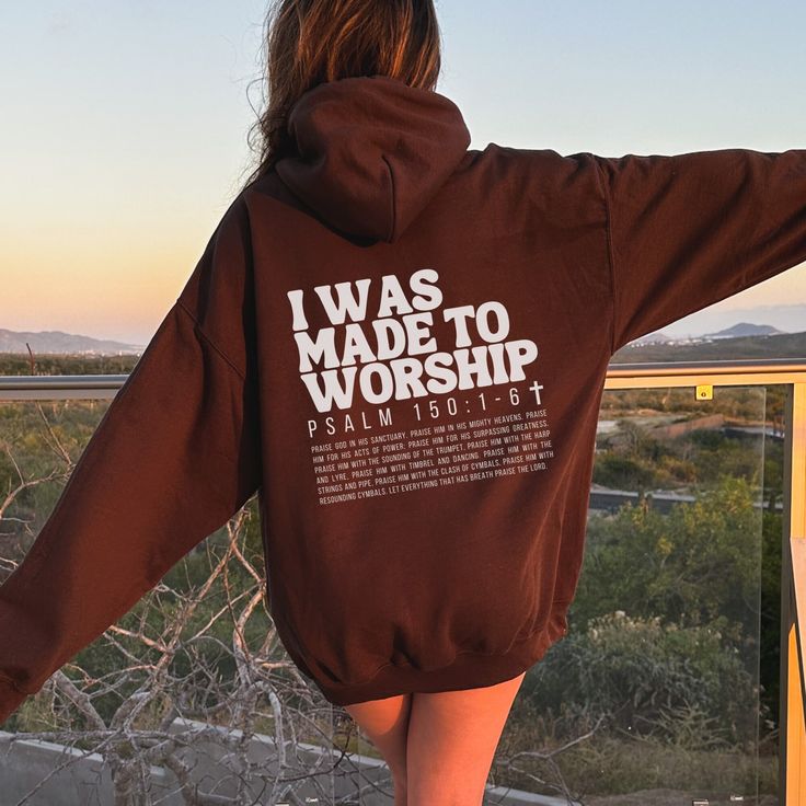 Made to Worship Psalm 150 Christian Merch Ministry Shirt Armor of God Fruit of the Spirit Love Like Jesus Hoodie WWJD Daughter of the King