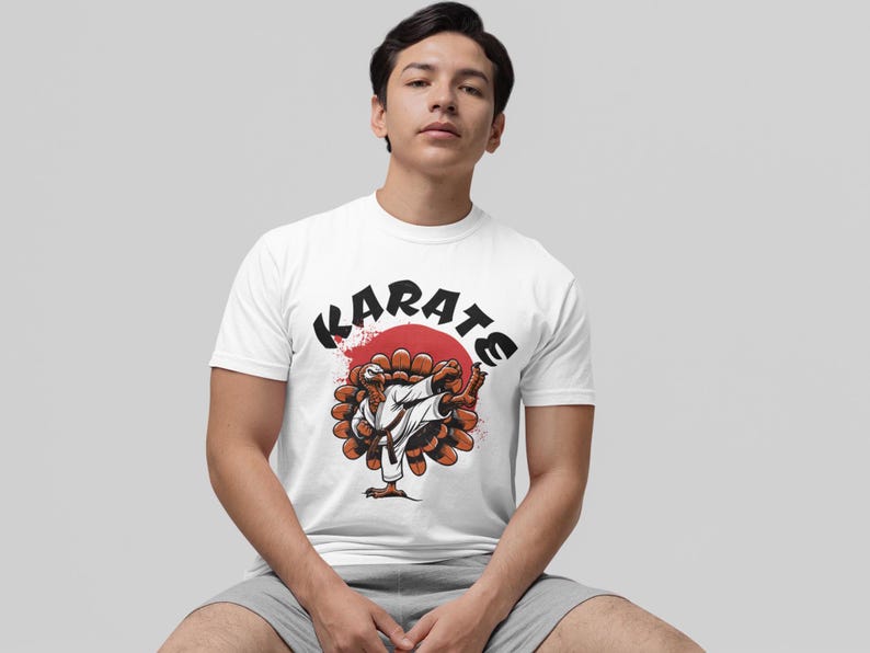 Karate Turkey T-Shirt | Fun Martial Arts Thanksgiving DesignKarate Turkey T-Shirt | Fun Martial Arts Thanksgiving Design