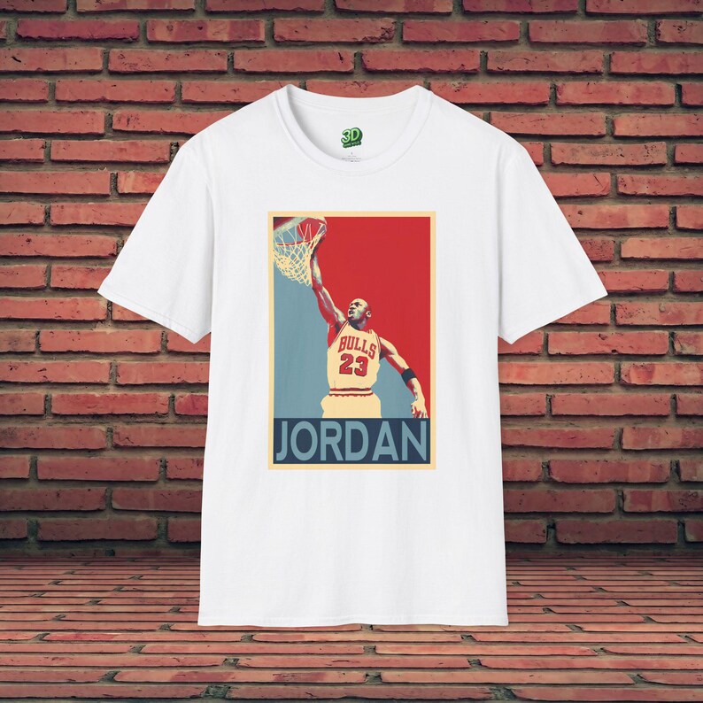 Basketball Shirt | Michael Jordan Shirt | MJ Poster | Bulls Jersey | NBA Graphic Tee | Vintage Shirt | Basketball Legend | Gift For NBA Fan