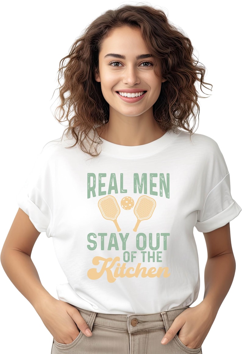 Real Men Stay Out of the Kitchen Shirt, Pickleball Shirt, Gift for Pickleball Lover, Funny Pickleball Shirt, Pickleball Graphic TeeReal Men Stay Out of the Kitchen Shirt, Pickleball Shirt, Gift for Pickleball Lover, Funny Pickleball Shirt, Pickleball Graphic Tee For Men And Women