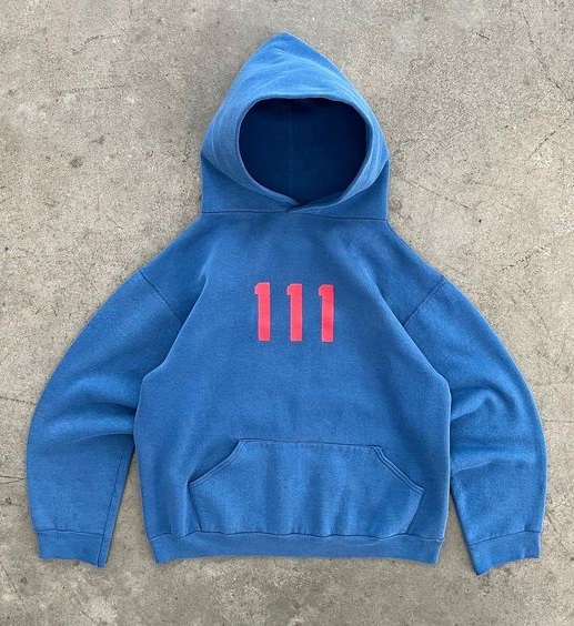 Russel Faded Blue Hoodie Outfit, For Men, For Women For Men And Women