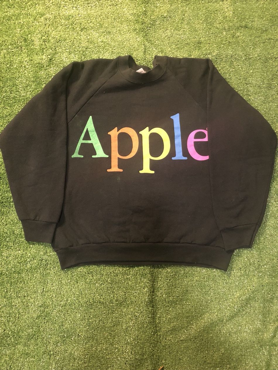 Vintage Apple Computers Multicolor Logo Crewneck Sweatshirt, Shirt Outfit, Gifts For Men, Gifts For Women