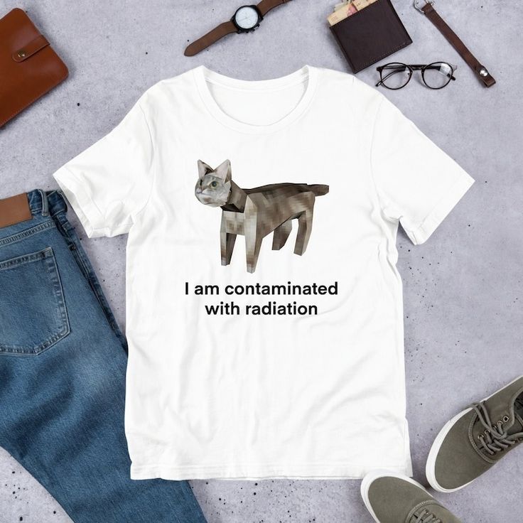 I Am Contaminated Funny Cat Unisex T-shirt