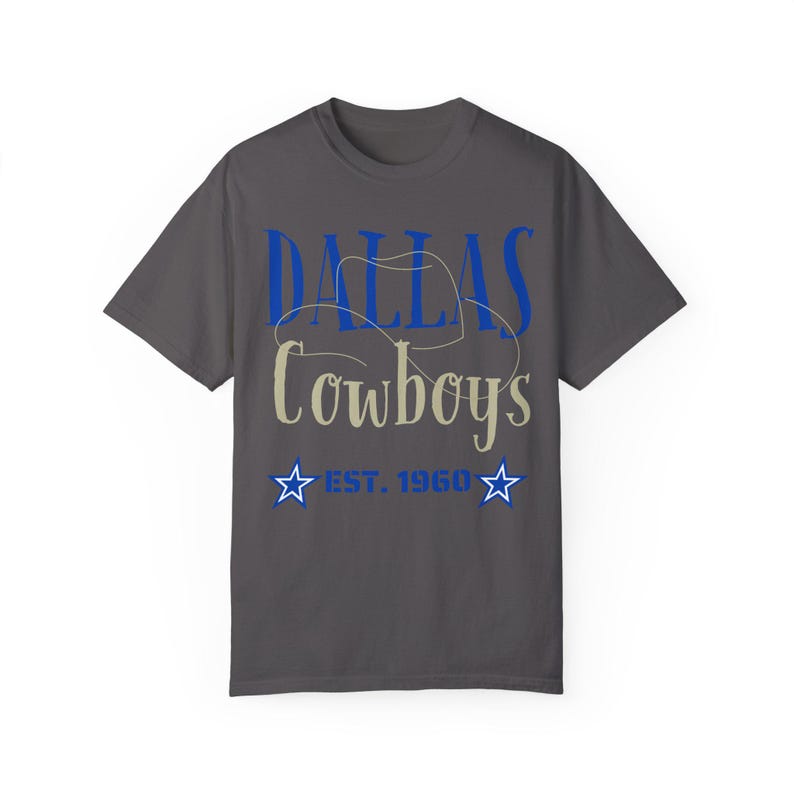 Dallas Cowboys Unisex Garment-Dyed T-shirt, Football Fan Shirt, Sports Tee, NFL Apparel, Team Spirit Top
