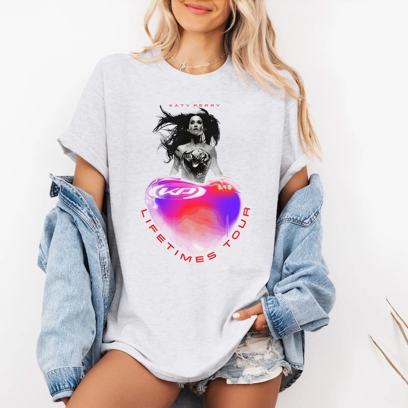 Katy Perry 143 Lifetimes Tour T-Shirt | Katycat GiftKaty Perry 143 Lifetimes Tour T-Shirt | Katycat Gift