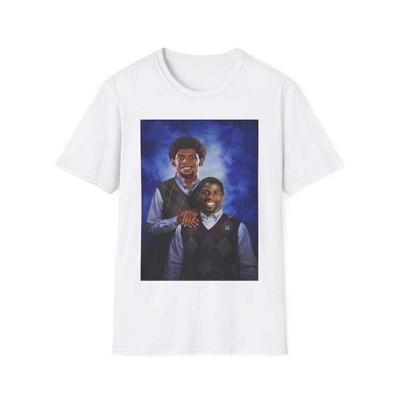 Magic Johnson Kareem Abdul Jabbar Step Brothers Funny T-Shirt Fathers Day Gifts Basketball Fan Gift Gift for Him Birthday Gift Fathers Gift