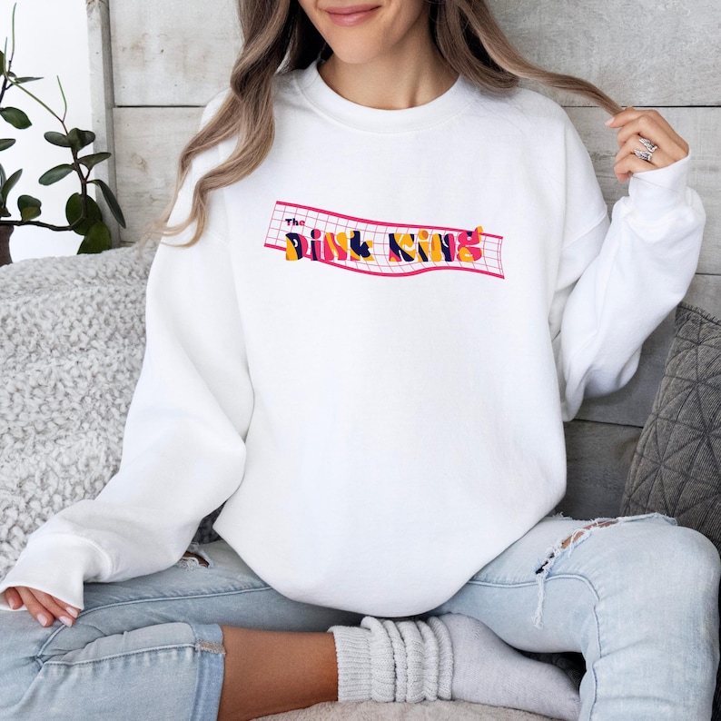 The Dink King Long Sleeve, Trendy Pickle Ball Sweatshirt, Men Crew Neck Sweater, Dad Sweatshirts, Sweatshirt for CoachThe Dink King Long Sleeve, Trendy Pickle Ball Sweatshirt, Men Crew Neck Sweater, Dad Sweatshirts, Sweatshirt for Coach For Men And Women