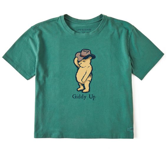Women‚Äö√Ñ√¥s Giddy Up Winnie Boxy Crusher Tee