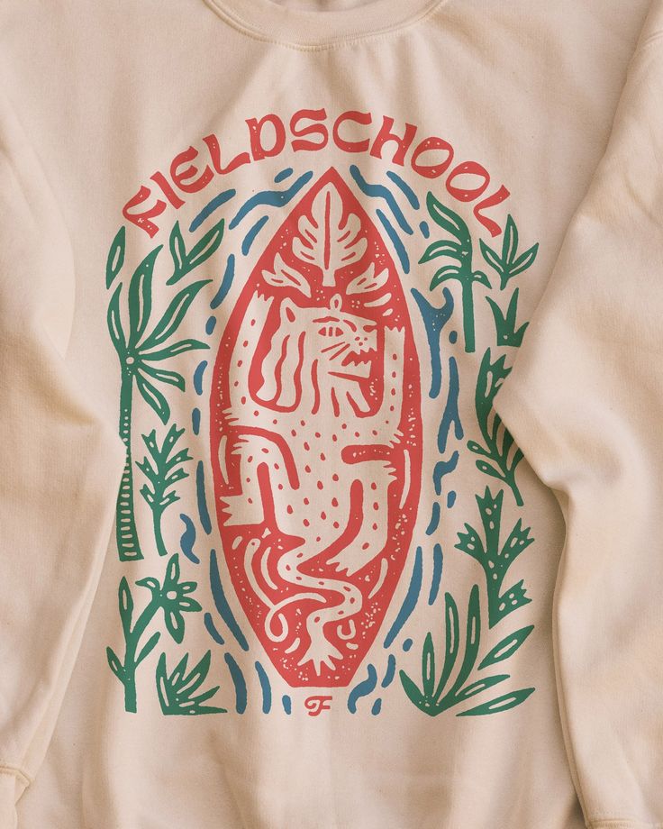 Tropical Lion Crewneck