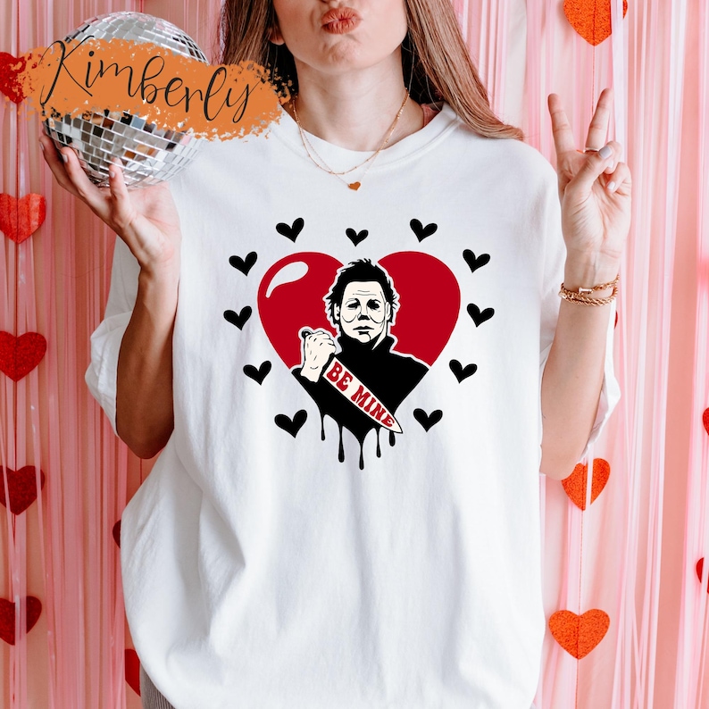 Be Mine Valentine Shirt, Horror Valentine Sweatshirt, Horror Myers Valentine Shirt, Valentines Day Outfit, Couple Shirt, Gift For Girlfriend