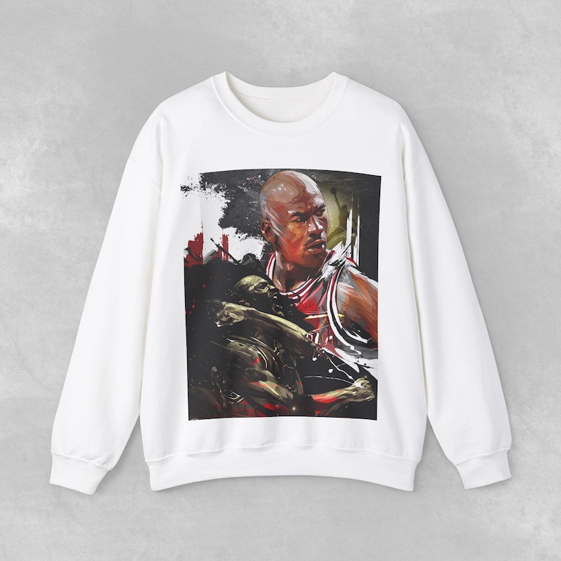 Michael Jordan Chicago Bulls Custom Crewneck Sweatshirt, Michael Jordan NBA Basketball Hoodie
