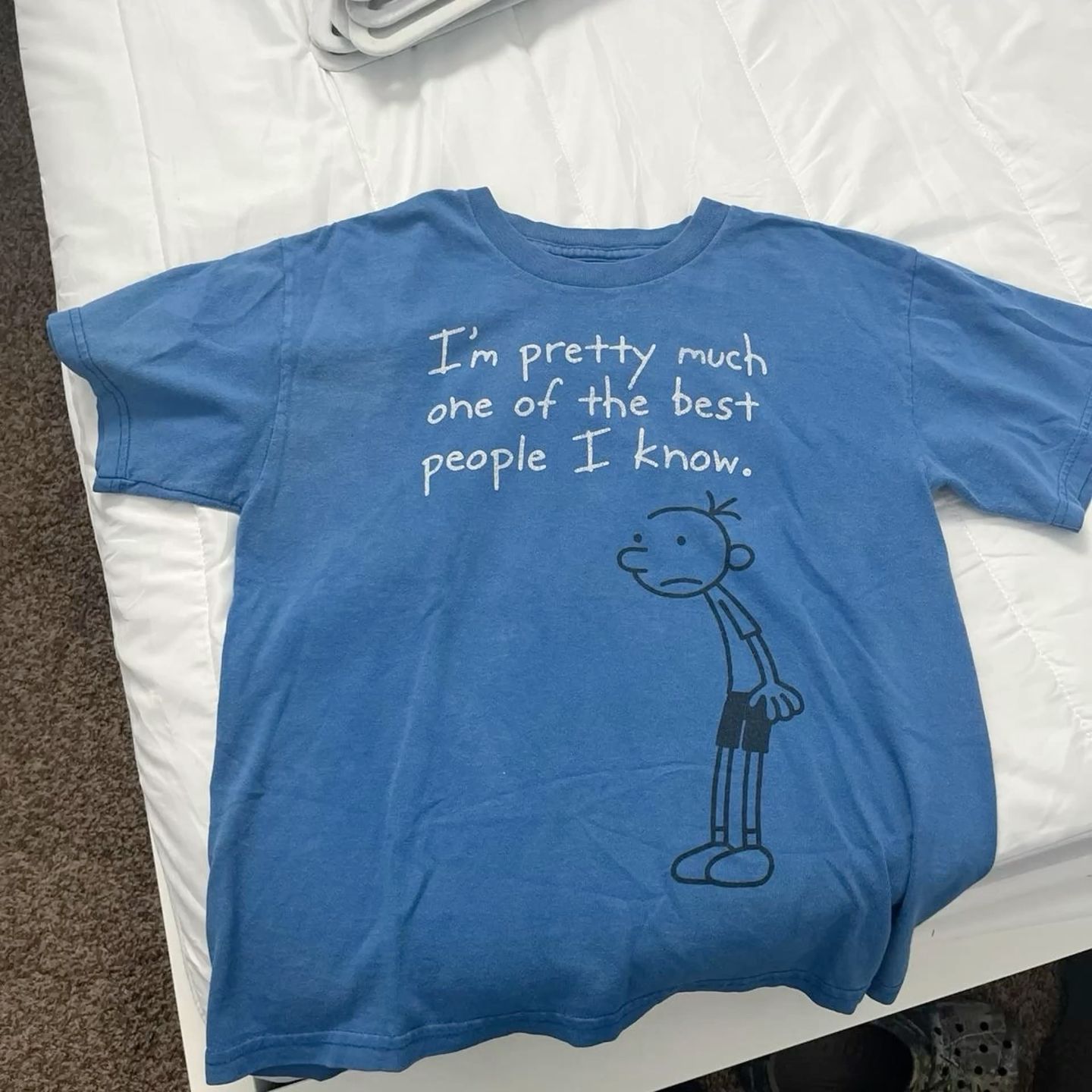 Diary of a Wimpy Kid T-Shirt - "I'm Pretty Much One Of The Best People I Know" Greg Heffley Graphic Tee - - More Option - Outfits For US