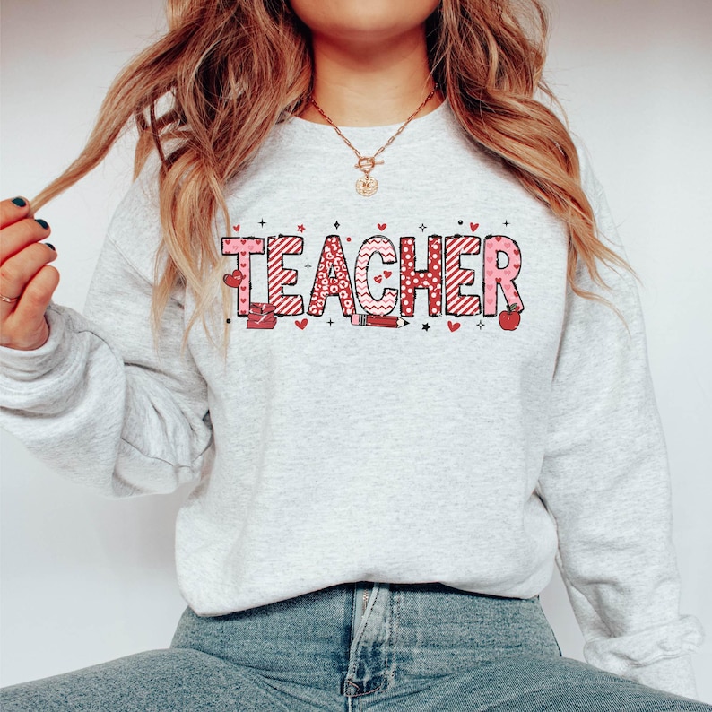 Valentine Teacher Coquette Bow Doodle Shirt, Cupid's Favorite Teacher Shirt, Teacher Valentines Day Gift, Love Teacher Shirt, Teacher Shirt For Men And Women