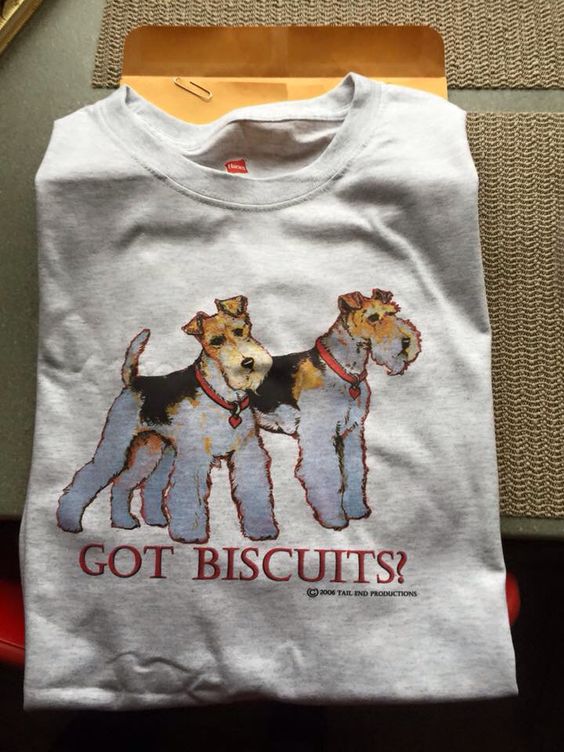 Got Biscuits Fox Terrier Dog Lovers T-Shirt OutfitGot Biscuits Fox Terrier Dog Lovers T-Shirt Outfit