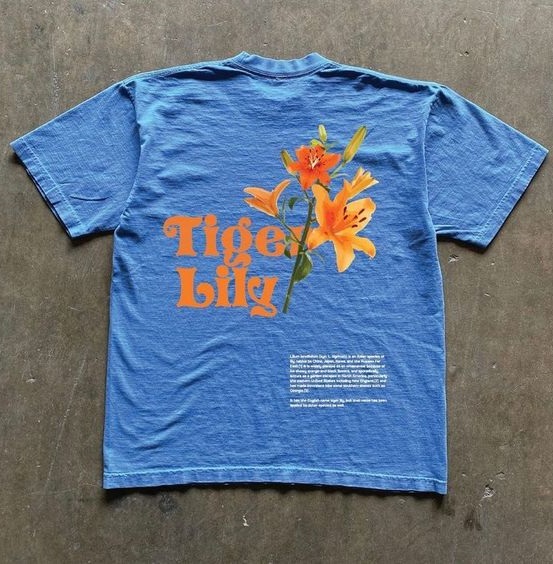 Tiger Lily Flower Tee Shirt OutfitTiger Lily Flower Tee Shirt Outfit For Men And Women