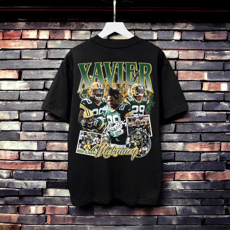 Vintage 90s Graphic Style Xavier Mckinney Shirt, Xavier Mckinney Shirt, Vintage Oversized Sport Tee, Retro American Football Bootleg Gift