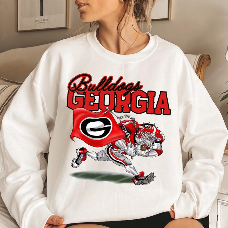Vintage University of Georgia Bulldogs NCAA Football T-Shirt Sweatshirt Hoodie, UGA shirt, Georgia Bulldogs , Football NCAA Shirt , Go Dawgs For Men And Women