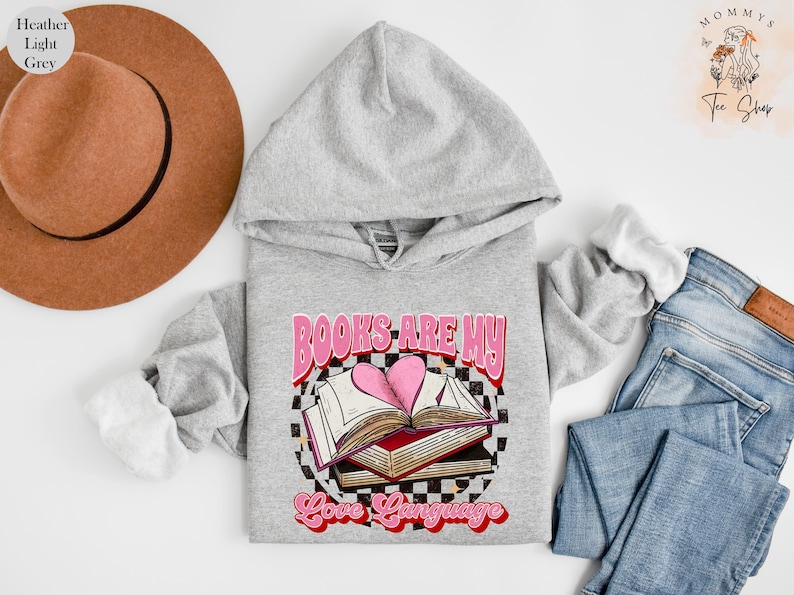 Valentine Book Lover Sweatshirt, Bookish Valentine Gift, Bookworm Sweatshirt, Librarian Shirt, Teachers Valentine, Book Valentine,Book Lover For Men And Women