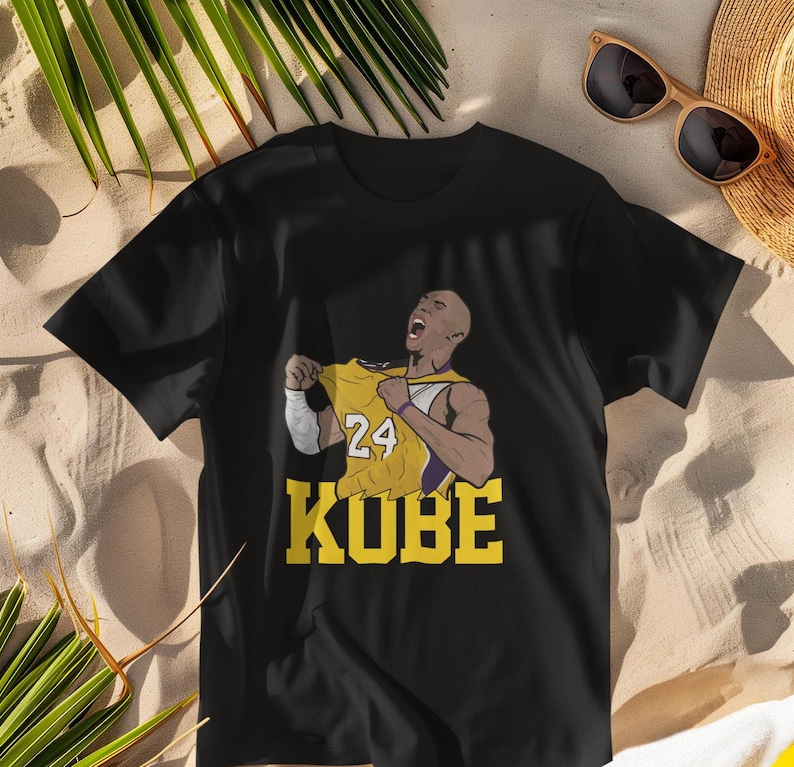 Vintage 90s Graphic Kobe Bryant T-Shirt, Kobe Bryant Shirt, Black Mamba, Kobe Basketball Tee, Retro American Sports Gift, Hoodie, Sweatshirt For Men And Women