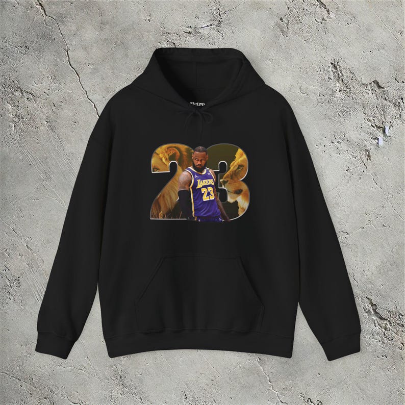 LeBron James Sweatshirt - King of the Court Hoodie, Basketball Fan Gift, Sports Wear, Unique Athleisure, NBA Apparel, Bootleg