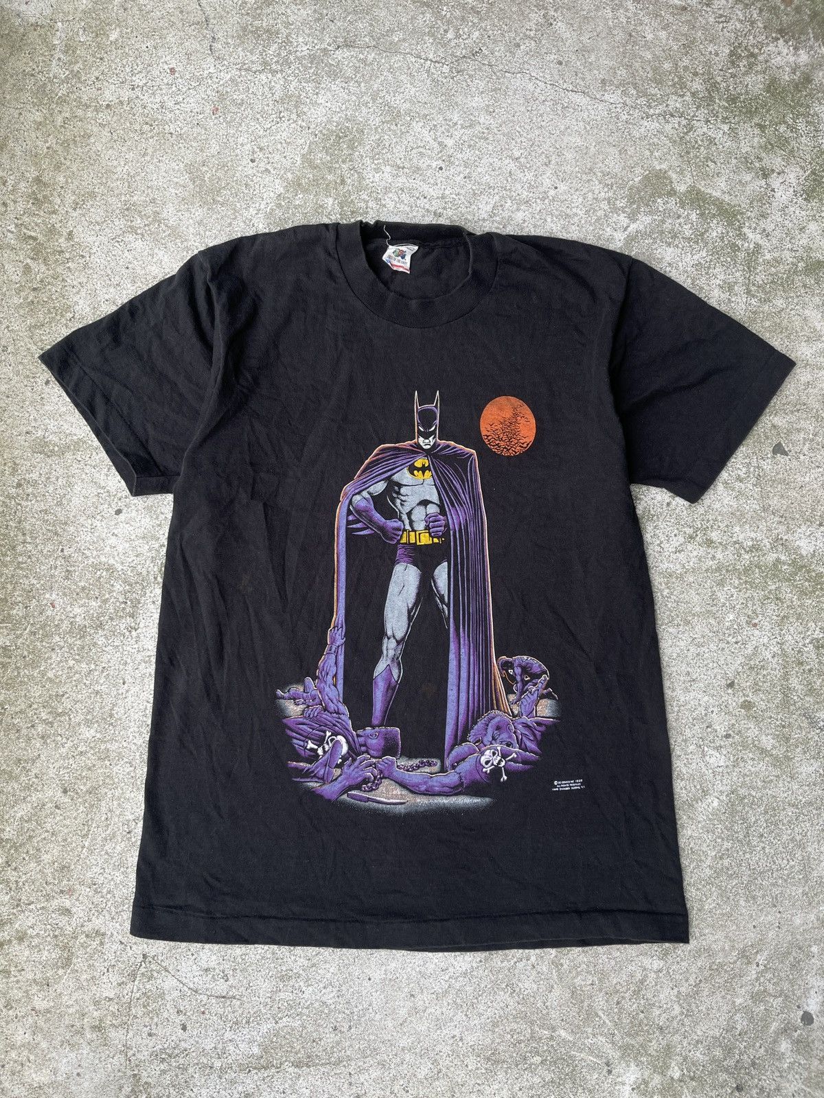 VINTAGE 1988 BATMAN DC COMICS TEE SHIRT, Shirt Outfit, Gifts For Men, Gifts For Women