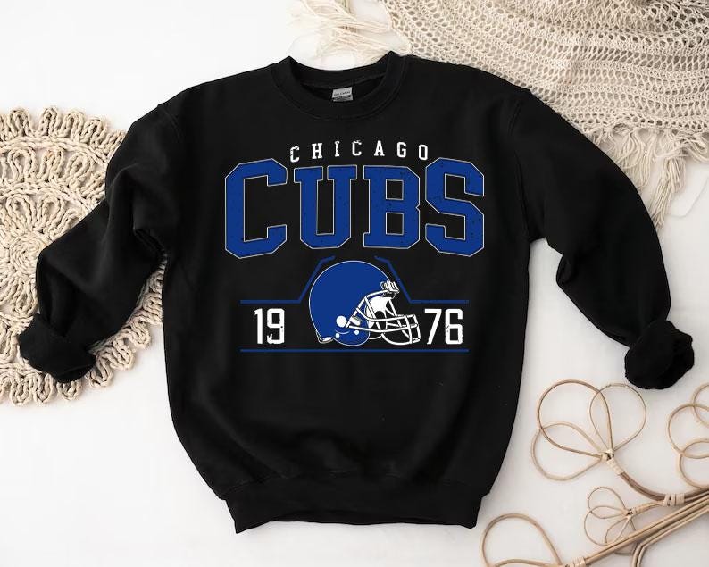 Vintage Chicago Cubs T-shirt, Classic Chicago Baseball Fan sweatshirt, Vintage 80's Sweatshirt, Chicago Cubs, Cubs baseball, Baseball shirts For Men And Women