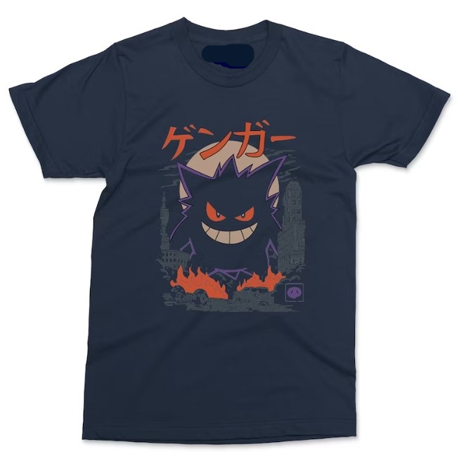 Gengar Anime Art Retro Cool Japanese Manga Style Graphic Tee Shirt OutfitGengar Anime Art Retro Cool Japanese Manga Style Graphic Tee Shirt Outfit