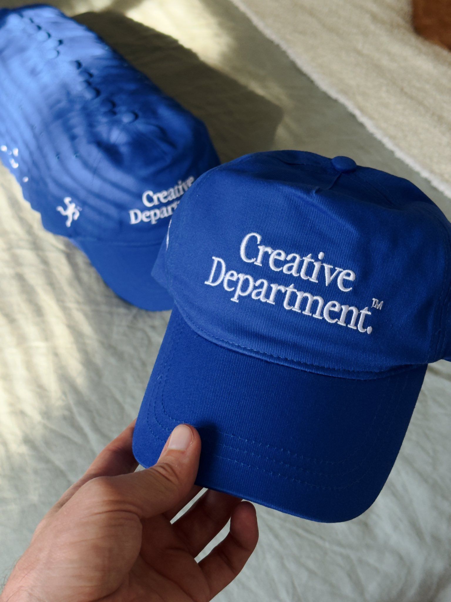 Embroidered cap - creative department - - Full Size Krixshop