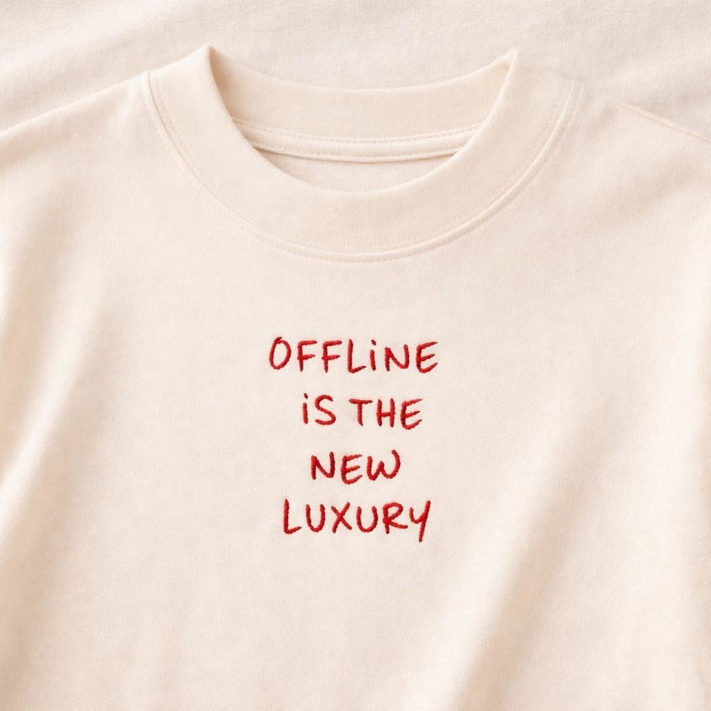 Embroidered Old Money T-Shirt | Country Oversized Tee | Premium Organic Cotton | Heritage Americana Unisex Mock Neck T Shirt