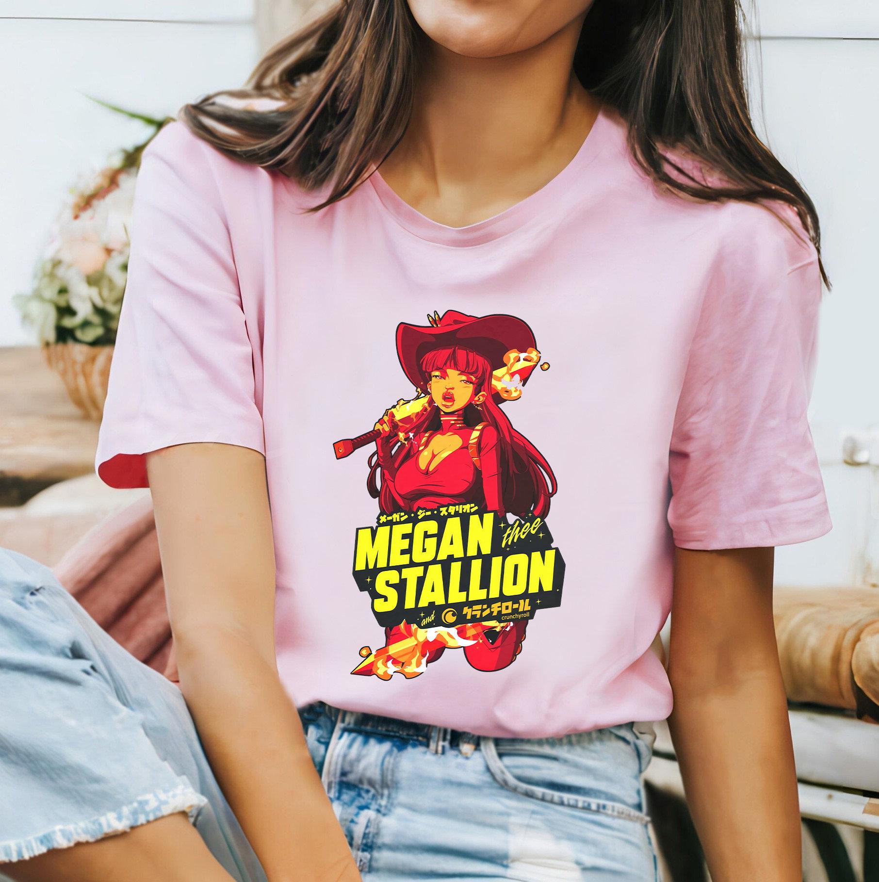 Vintage Megan Stallion Shirt, Megan Anime Cool Black T Shirt, Megan Shirt, Music Tour Rap 2024, Clothing For Fan, Shirt For Women, Trendy Shirt, Unisex T-Shirt, Gifts For Women Vintage Megan Stallion Shirt, Megan Anime Cool Black T Shirt, Megan Shirt, Music Tour Rap 2024, Clothing For Fan, Shirt For Women, Trendy Shirt, Unisex T-Shirt, Gifts For Women
