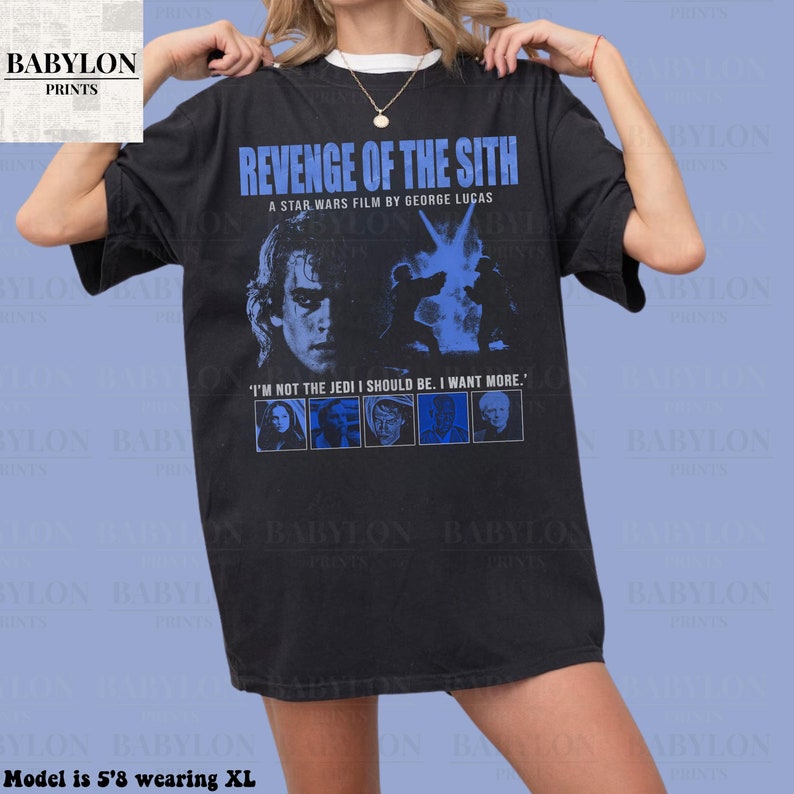 Vintage Revenge of the Sith T Shirt Anakin Skywalker Shirt, Obi Wan Kenobi Tee, Padme Amidala T-Shirt Gift for Star Wars fan Mustafar Shirt For Men And Women