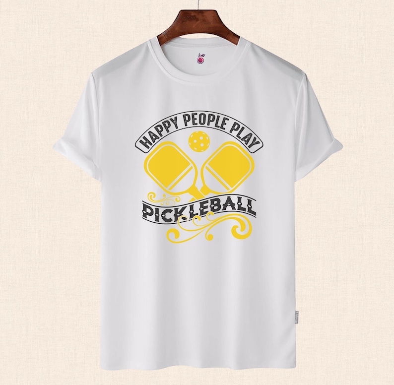 Happy People Play Pickleball Shirt, Pickleball Shirt, Gift for Pickleball Lover, Funny Pickleball Shirt, Pickleball Graphic TeeHappy People Play Pickleball Shirt, Pickleball Shirt, Gift for Pickleball Lover, Funny Pickleball Shirt, Pickleball Graphic Tee