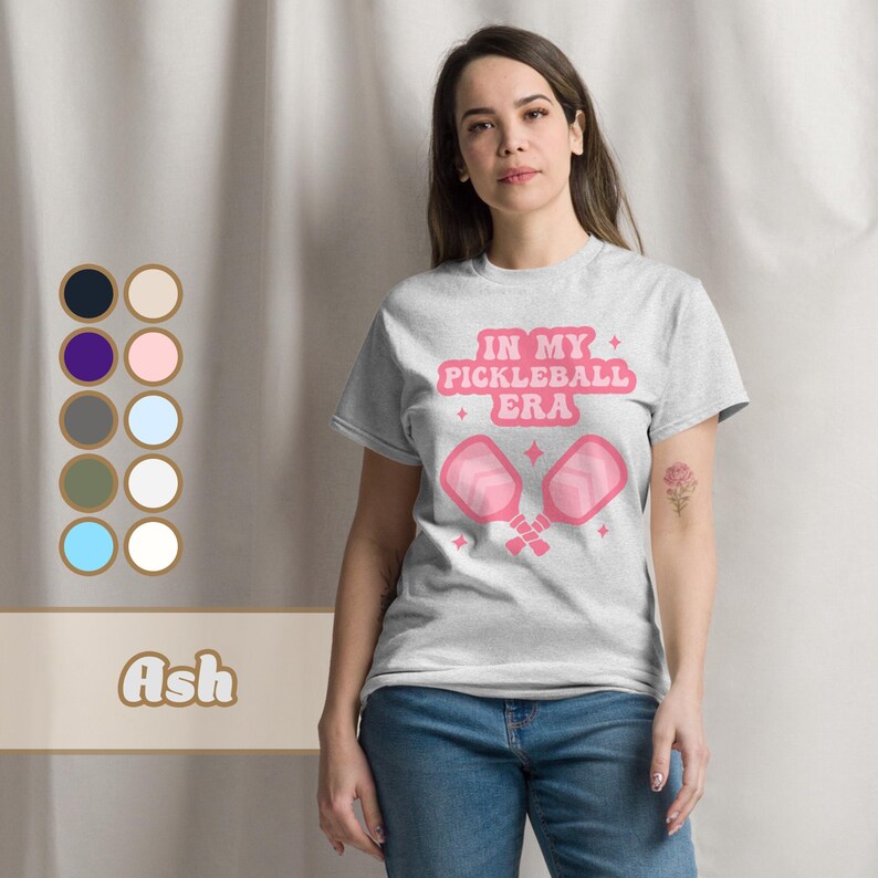 In My Pickleball Era Cute Pickleball T-Shirt for Women, Pickleball Lover Shirt, Pickleball Gift for Her, Pickleball OutfitIn My Pickleball Era Cute Pickleball T-Shirt for Women, Pickleball Lover Shirt, Pickleball Gift for Her, Pickleball Outfit