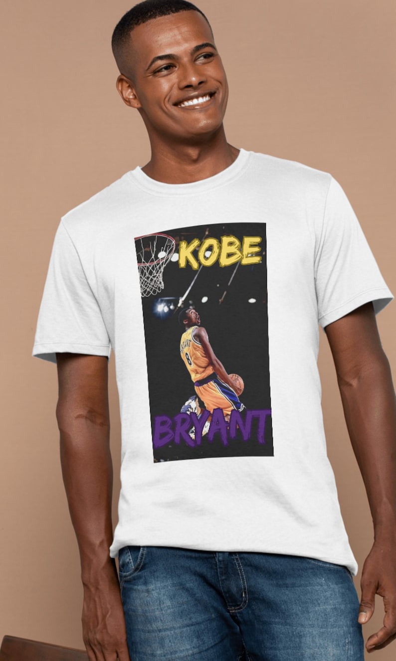 Kobe Bryant T-Shirt, Basketball Tee, Sports Apparel, Athlete Gift, NBA Shirt, Basketball Fan Top