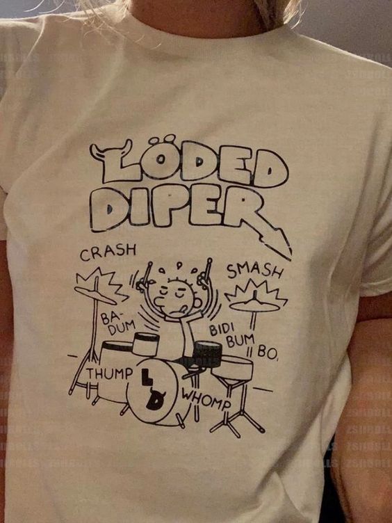 Loded Diper Gothic Harajuku T-shirt