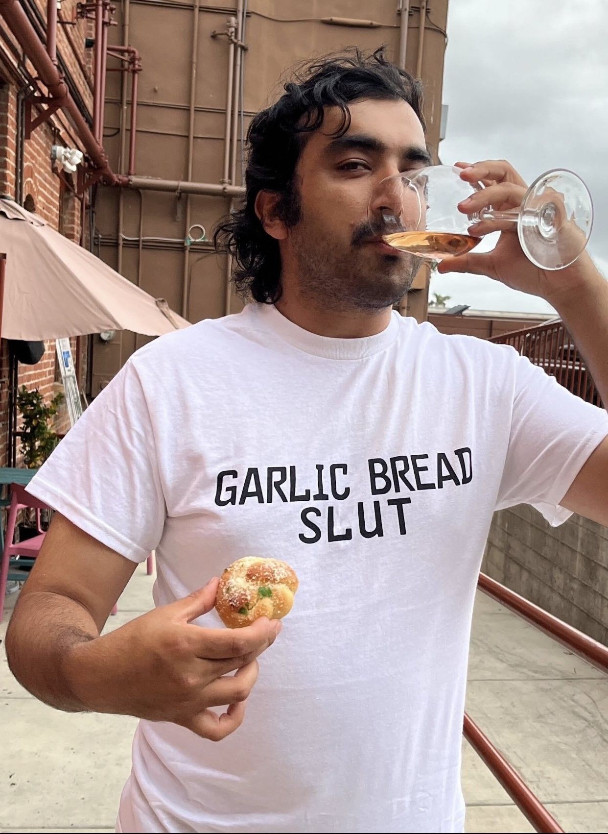 Garlic Bread Slut Shirt - - Full Size Krixshop